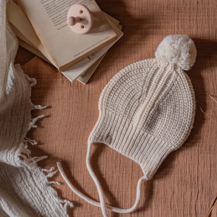1  In The Family Baby Merel Hat Ecru Cream