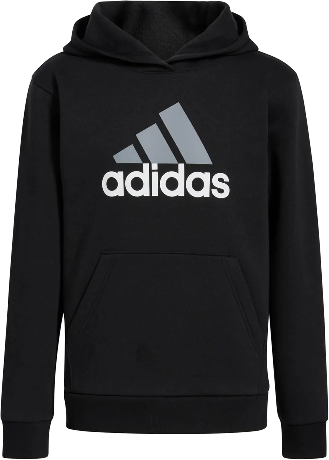adidas Boys' Long Sleeve Fleece Pullover Hoodie