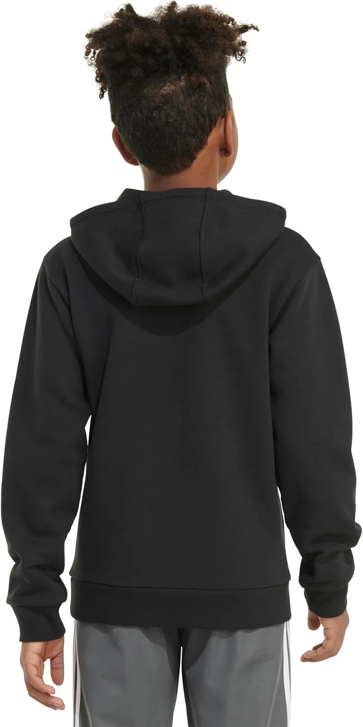 adidas Boys' Long Sleeve Fleece Pullover Hoodie