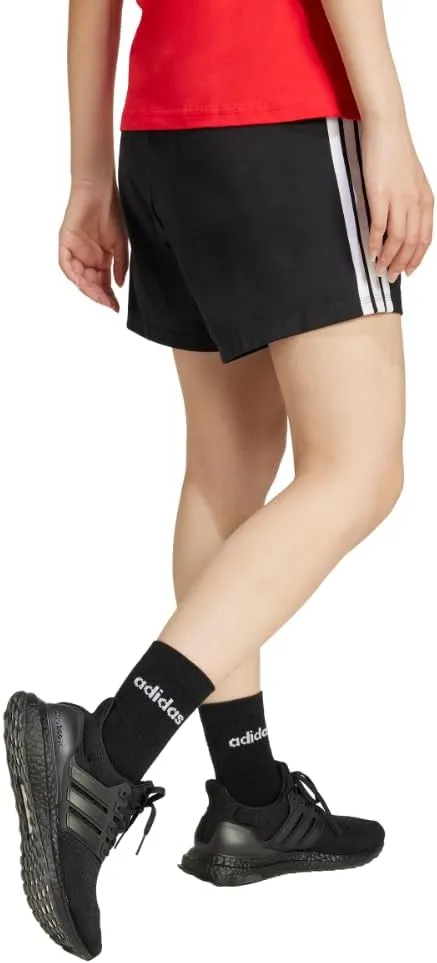 adidas Women's Essentials 3-Stripes Cotton Shorts