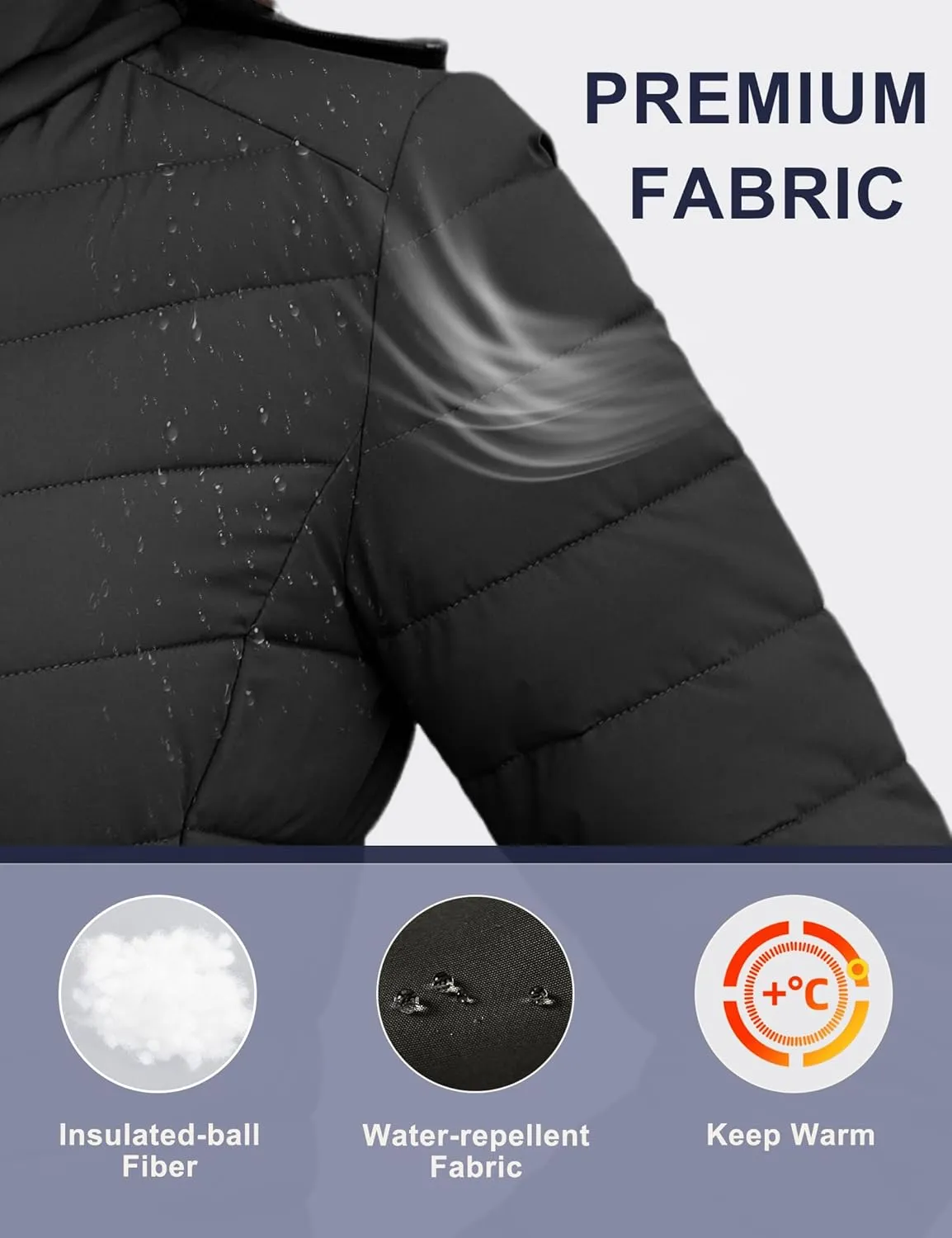 ANOTHER CHOICE Womens Packable Puffer Jacket, Lightweight Puffer Coat with Hood Winter Puffy Jacket for Women