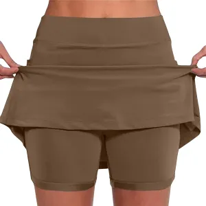 Athletic Skorts for Women High Waisted Plus Size Skort Summer Casual Skort Trendy Skirts Tennis Skorts with Pockets