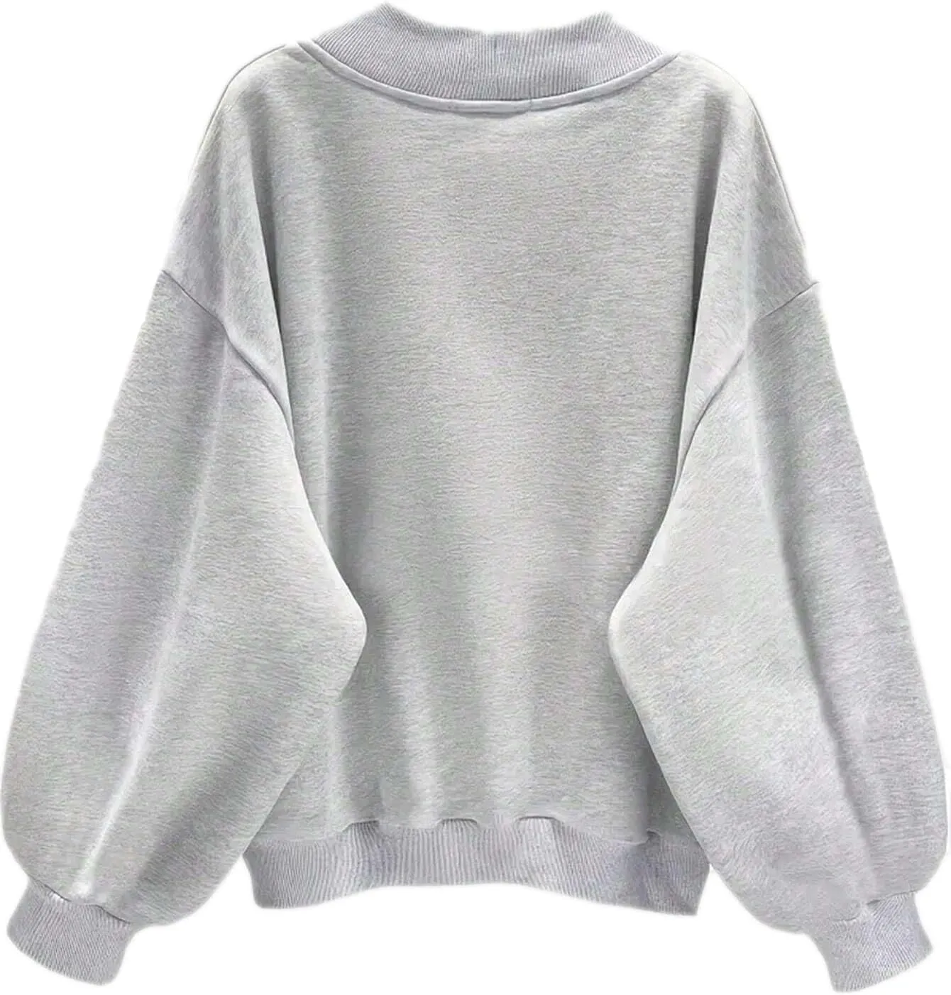 Avanova Women USA Graphic V Neck Sweatshirts Top Drop Shoulder Long Sleeve Pullover Shirt