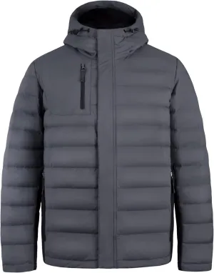 Bakery Men's Puffer Jacket Lightweight Water Resistant Hooded Down Jacket Insulated Winter Warm Coat