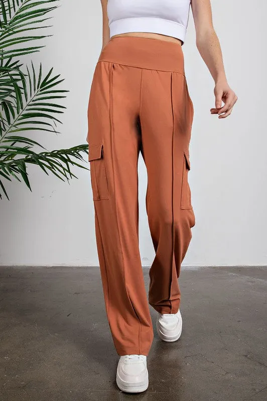 Butter Soft Straight Leg Cargo Pants