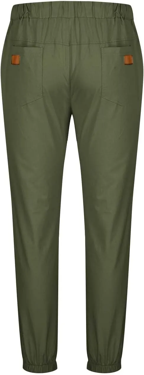 Casual Joggers Pants for Men Slim-Fit Sweatpants Cargo Pants Outdoor Running Jogging Workout Pants with Pockets