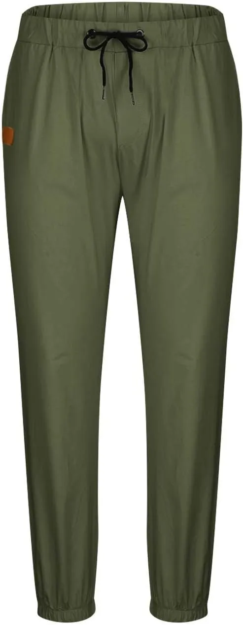 Casual Joggers Pants for Men Slim-Fit Sweatpants Cargo Pants Outdoor Running Jogging Workout Pants with Pockets
