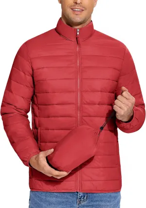 COOFANDY Mens Lightweight Puffer Jackets Packable Down Winter Jacket Zipper Down Jacket Big and Tall Insulated Jackets