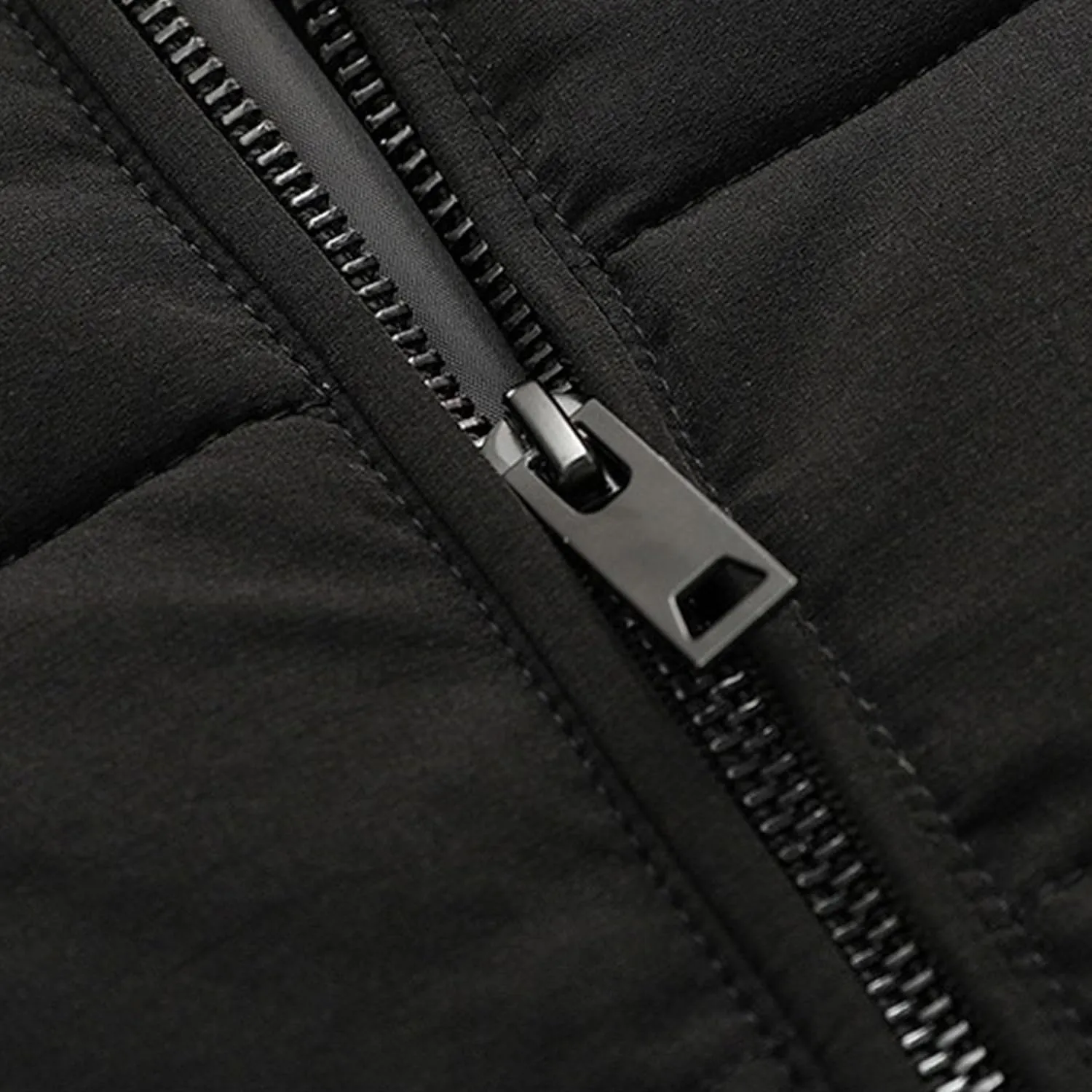 DGHM-JLMY Men's Autumn Winter Padded Coats Simple Stylish Slim Fit Quilted Coat Lambswool Lapel Collar Cotton-Padded Jacket