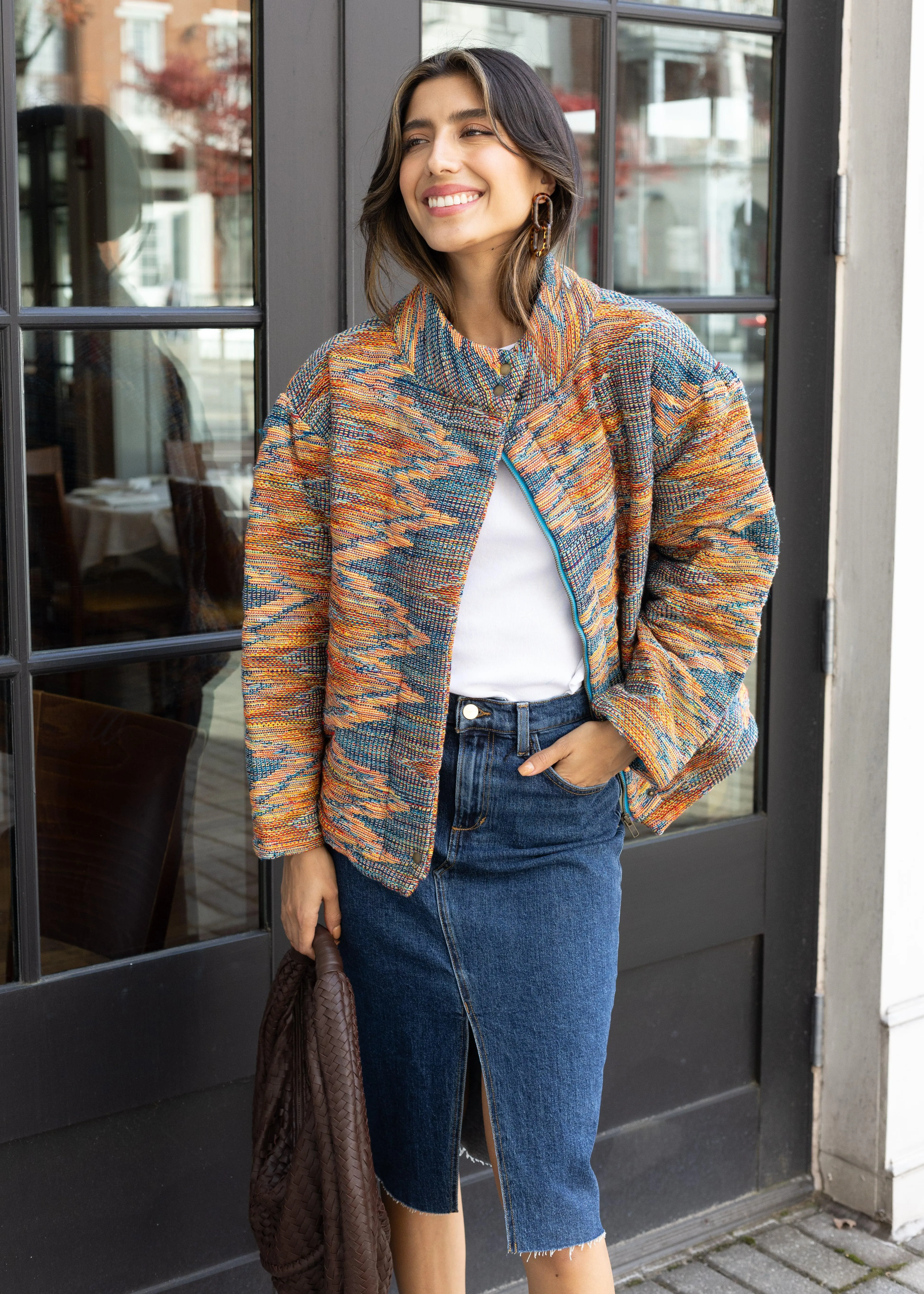 DRA Ruby Jacket - Blue Multi ***FINAL SALE***