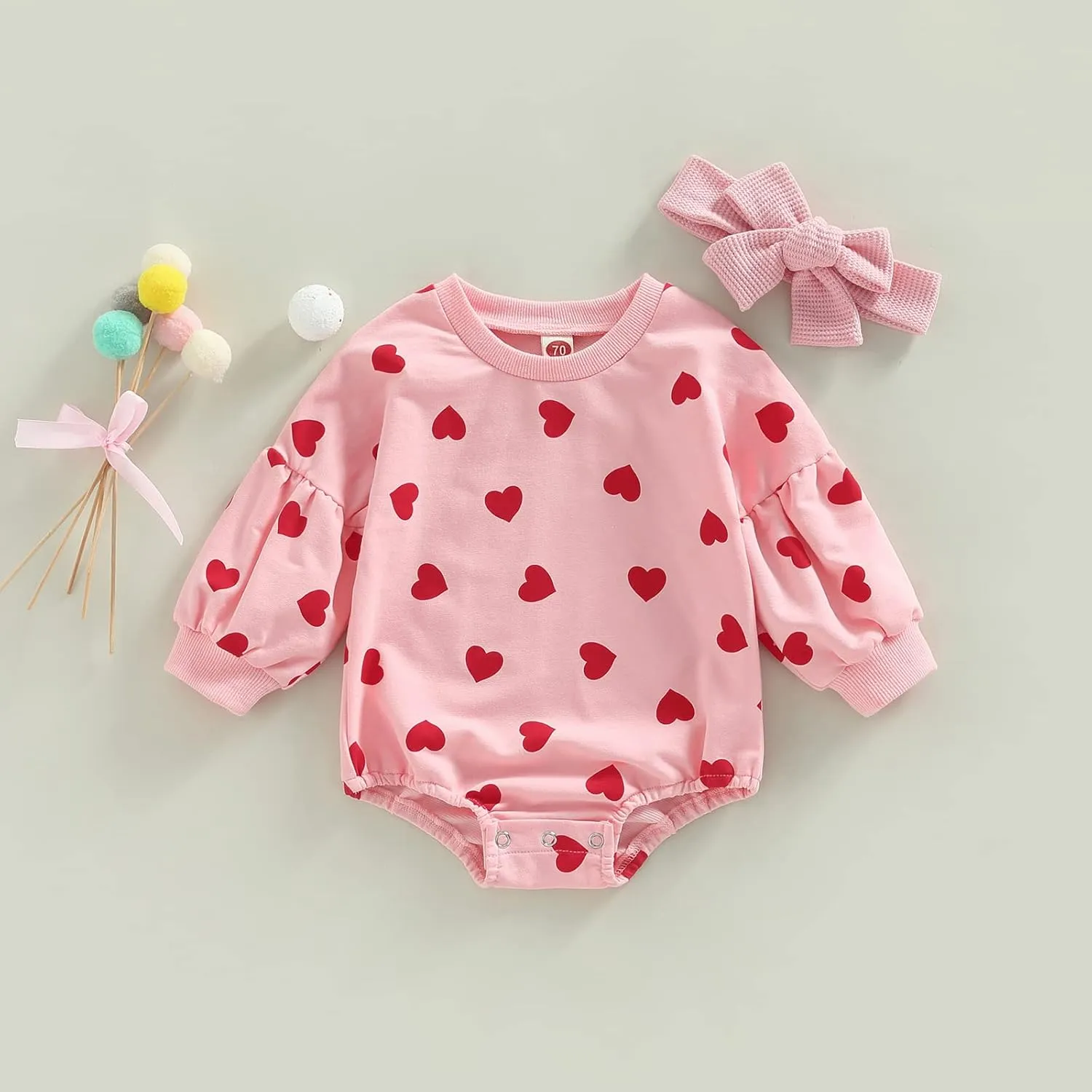 Engofs Newborn Baby Girl Boy Sweatshirt Romper Long Sleeve 0 3 6 12 18 Months Fall Winter Clothes