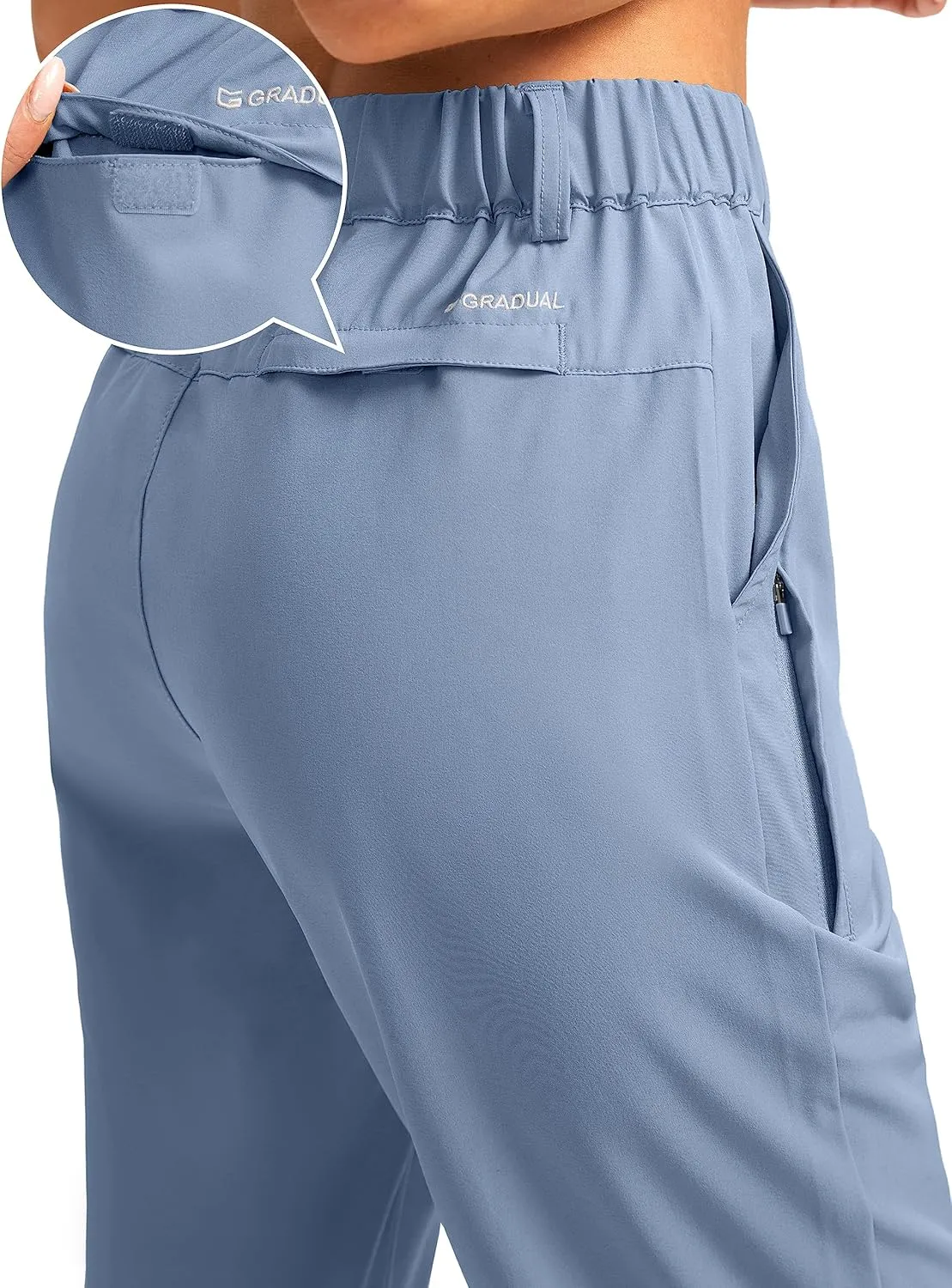 G Gradual Women's Long Hiking Cargo Shorts 13" Knee Length Lightweight Quick Dry Bermuda Shorts for Women with 5 Pockets