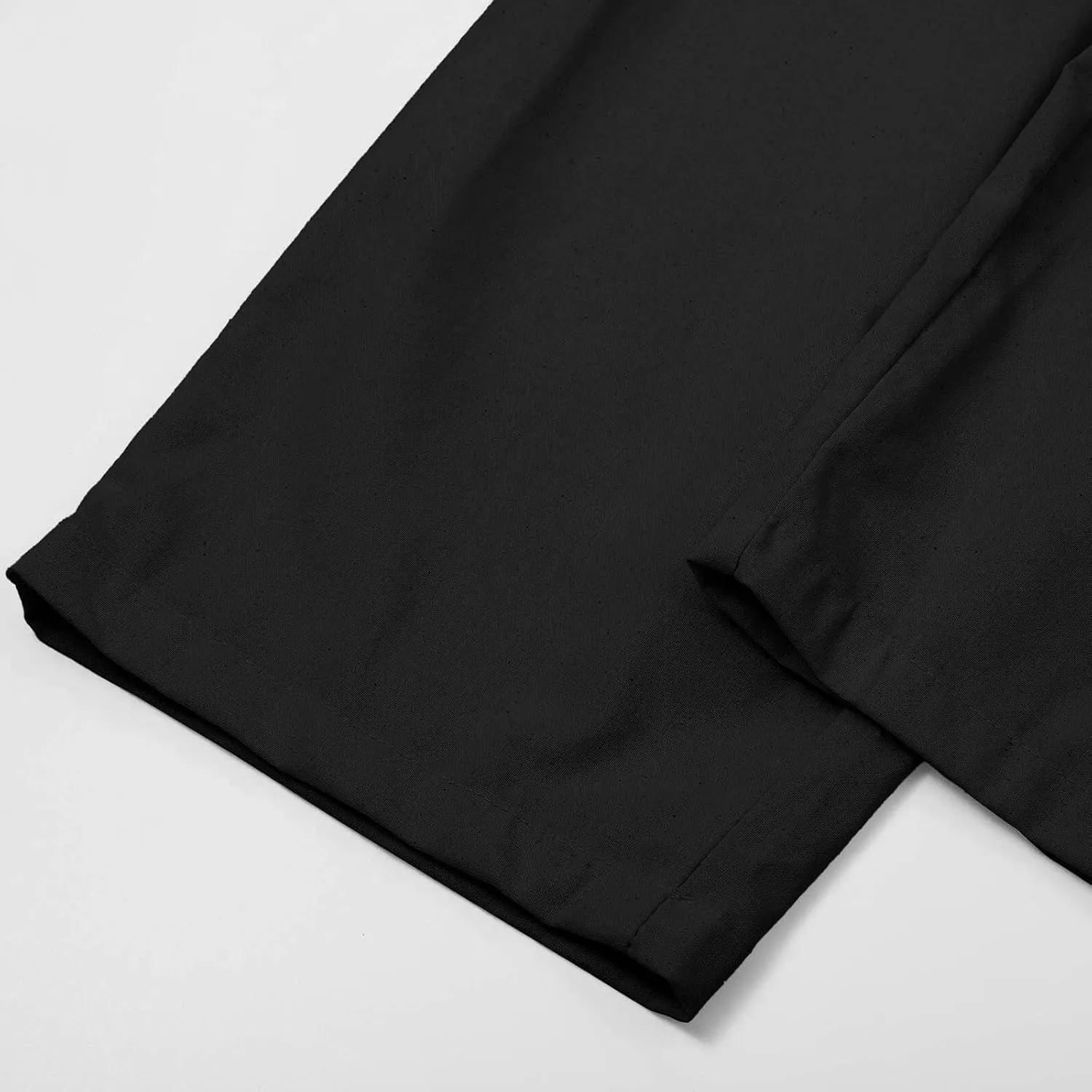 GIERIDUC Linen Pants for Women 2025 Summer High Waist Elastic Wide Leg Lounge Pant Casual Loose Lightweight Beach Trousers