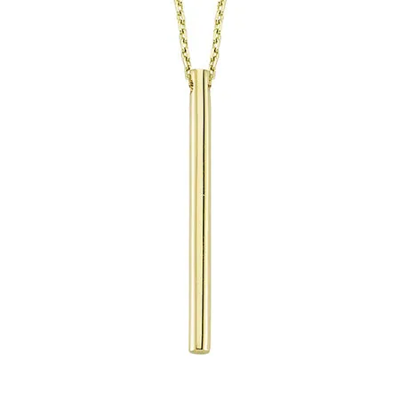 Gold-Filled Medium Length Stick Necklace