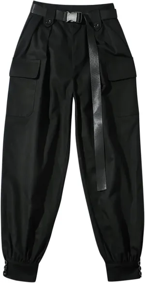 Harem Pants Women Cargo Pants Baggy Parachute Pants Fashion Y2K High Waisted Pants Streetwear Joggers Hiking Trousers
