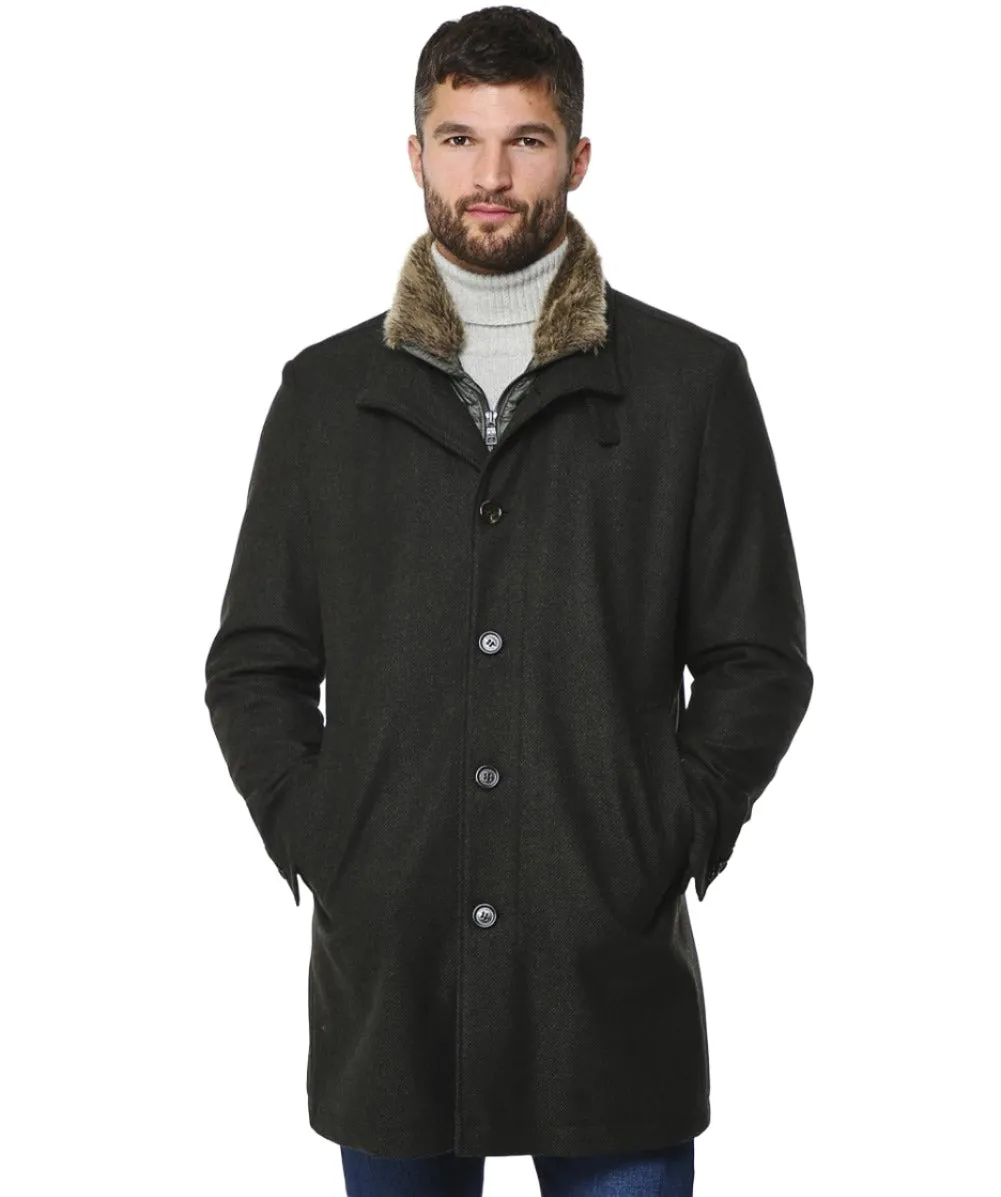 ID20408-Schneiders  Olive ' Bonnet' Coat