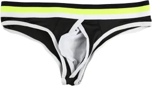 JEShifangjiusu Men'S See Through Fishnet Bikini Briefs Low Rise Panties Underwear Sexy G-String Thong Panty Lingerie