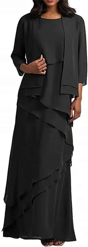 Ladies Bridal Ball Gown Wedding Chiffon Beaded Evening Dress Black US2