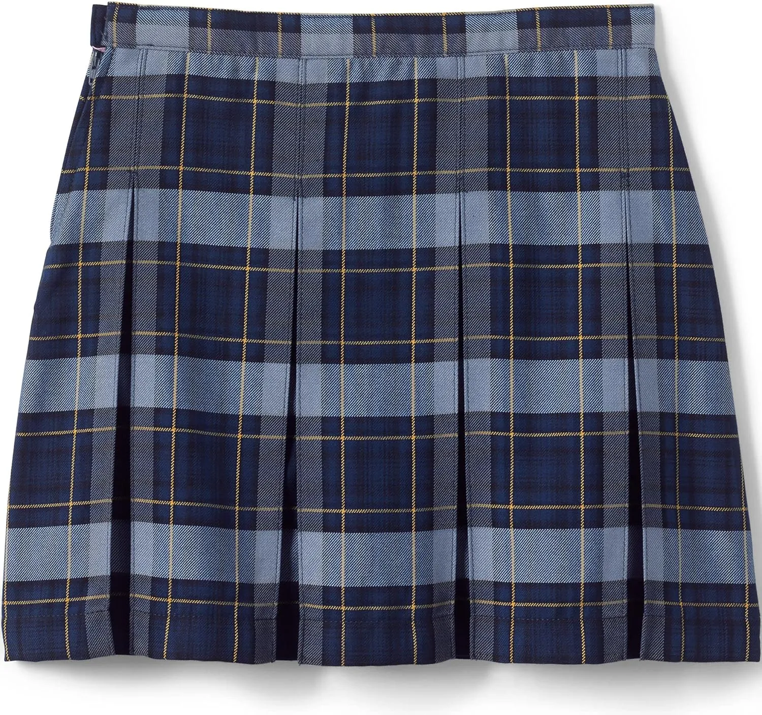 Lands' End School Uniform Girls Plaid Box Pleat Skirt Top of The Knee