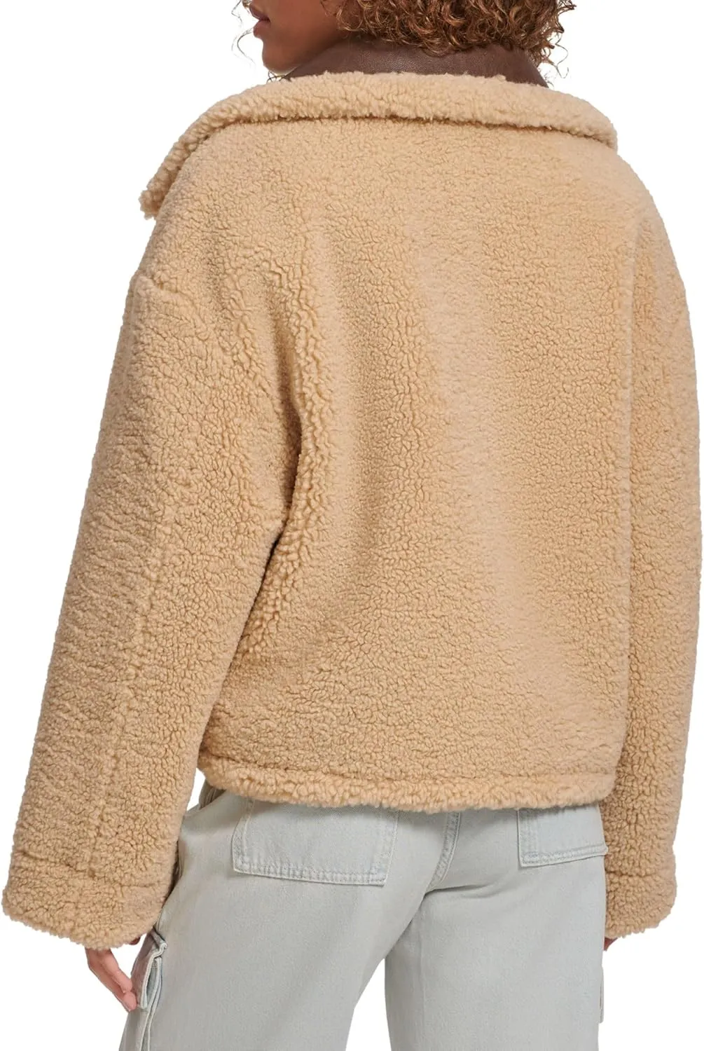 Levi's Women's Shorty Reversible Sherpa Faux Leather Jacket