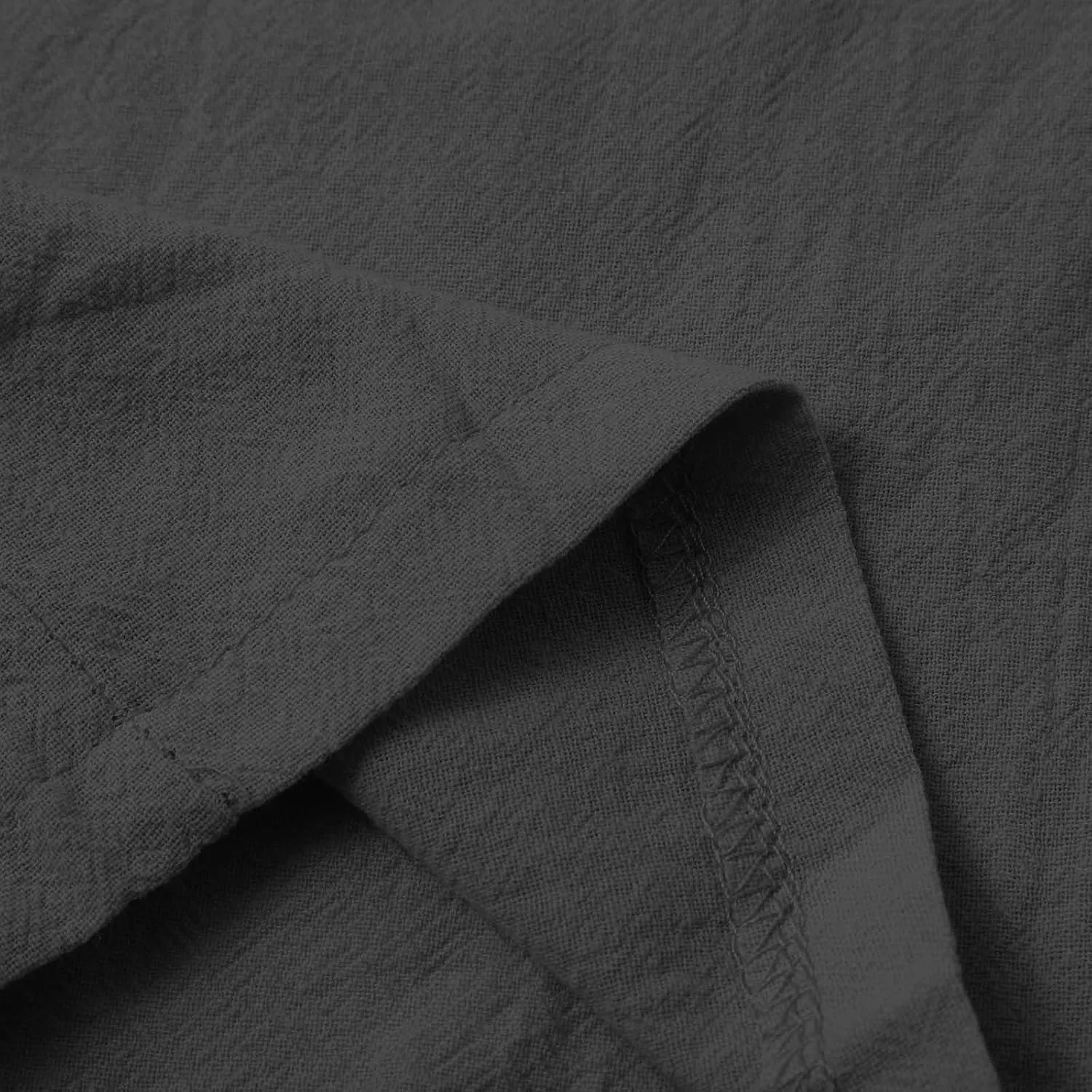 Linen Pants Women Tall Elastic High Waisted Pants for Women Cotton Womens Sweatpants with Pockets Straight Wide Leg