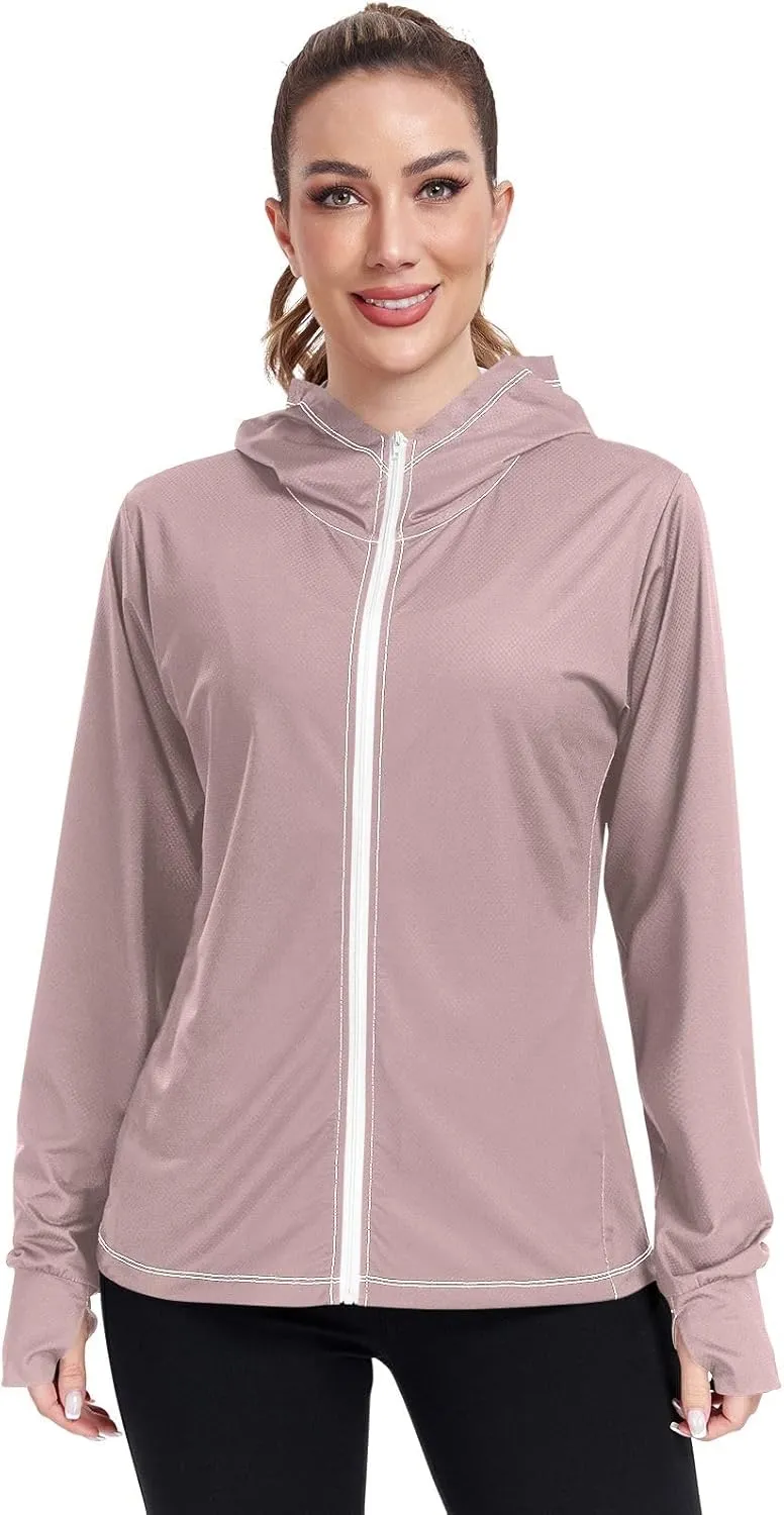 Lotus Womens UPF Hoodie UPF 50  UV Sun Protection Clothing Women's Hoodie Rash Guard
