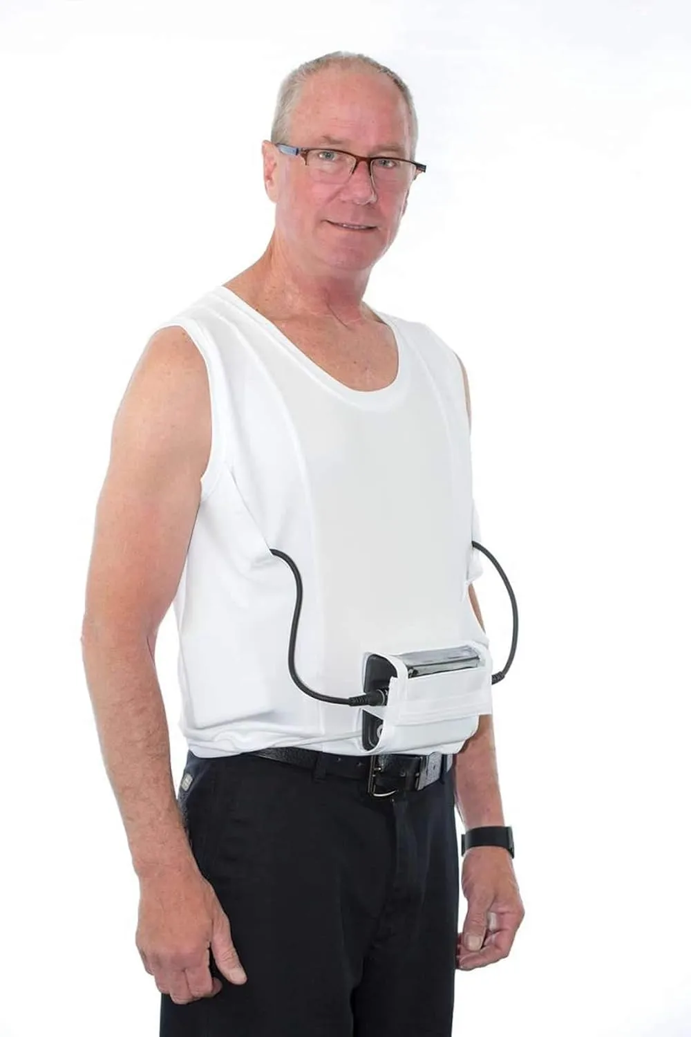 LVAD Tank Top for HeartWare | Ultrathin Spandex Mesh Fabric | Designed for Comfort & Safety