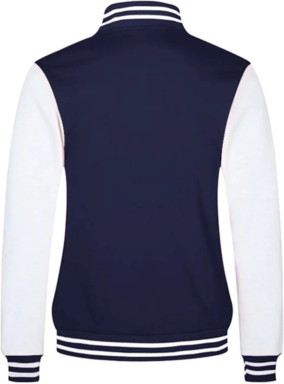 Man's Varsity Baseball Jacket Causal Winter Button Coat Slim Fit Cotton Letterman Baseball Bomber Jackets