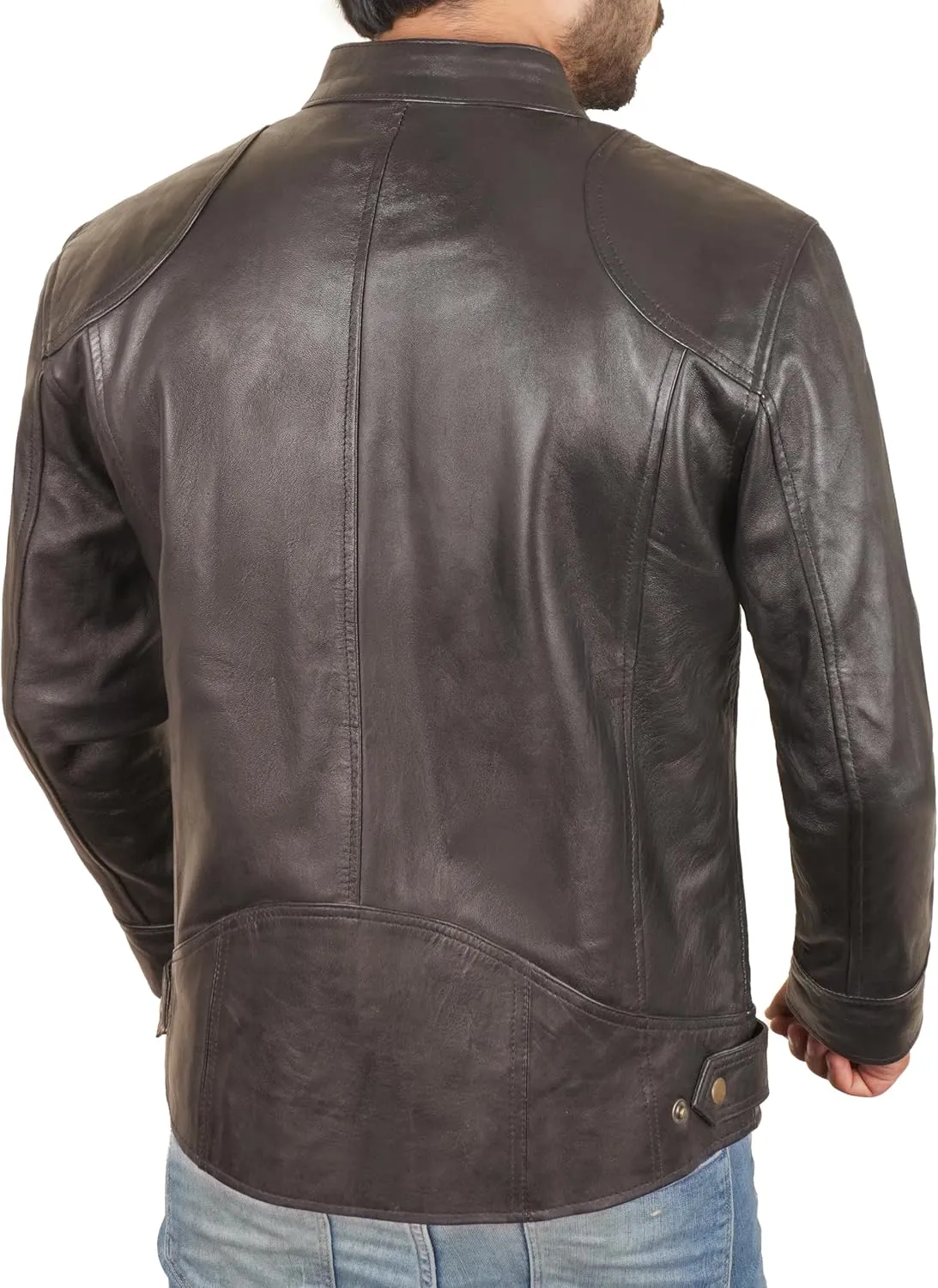 Men Leather Jacket - Genuine Leather Jacket for Men