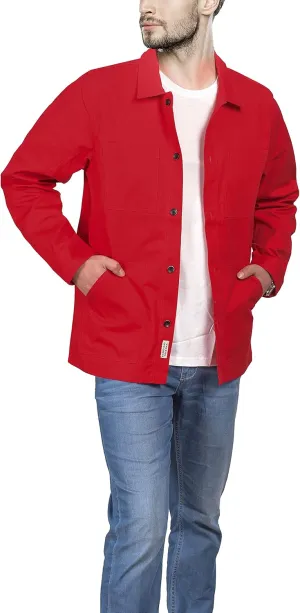 Mens Casual Lightweight Jacket Cotton Overshirts Button Down Shirt Jackets Regular & Big-tall Shacket Jacket