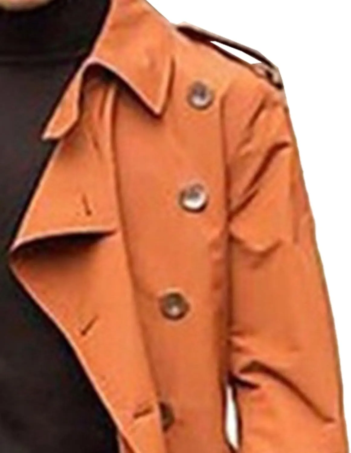 Men's Solid Color Trench Coat Casual Windproof Business Overcoat Single Breasted Windbreaker Long Jacket