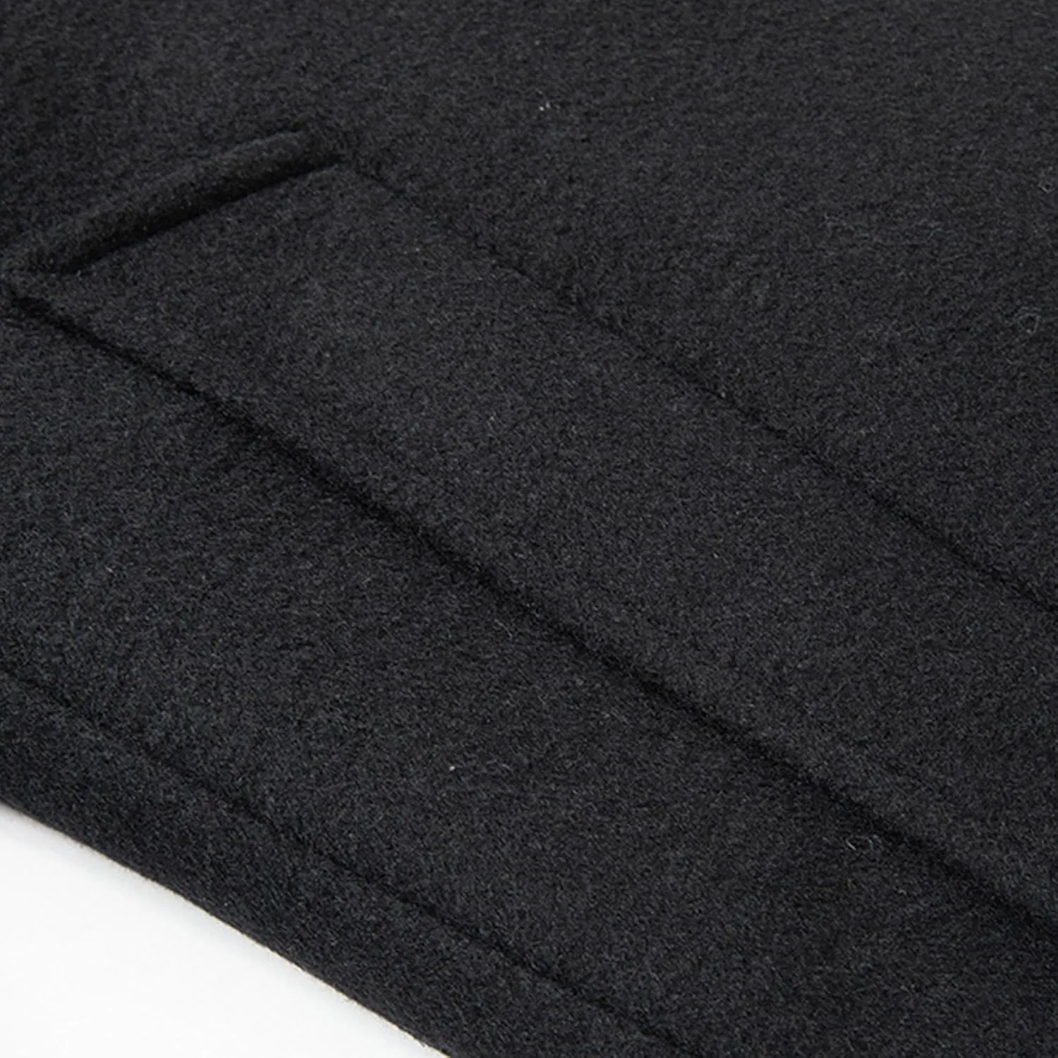 Men's Winter Lapel Peacoat Casual Long Double Breasted Overcoat Classic Wool Male Long Sleeve Trench Coat