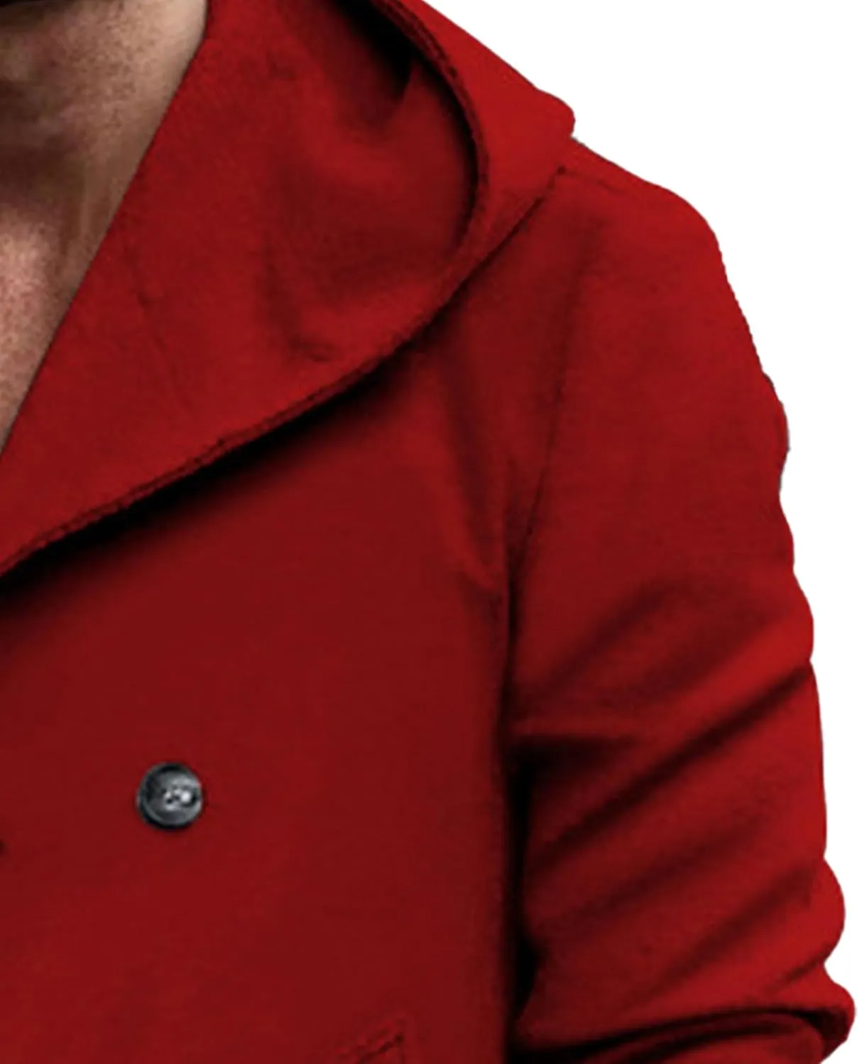 Men's Wool Hooded Coat Double Breasted Long Pea Overcoat Winter Classic Warm Trench Peas Coats
