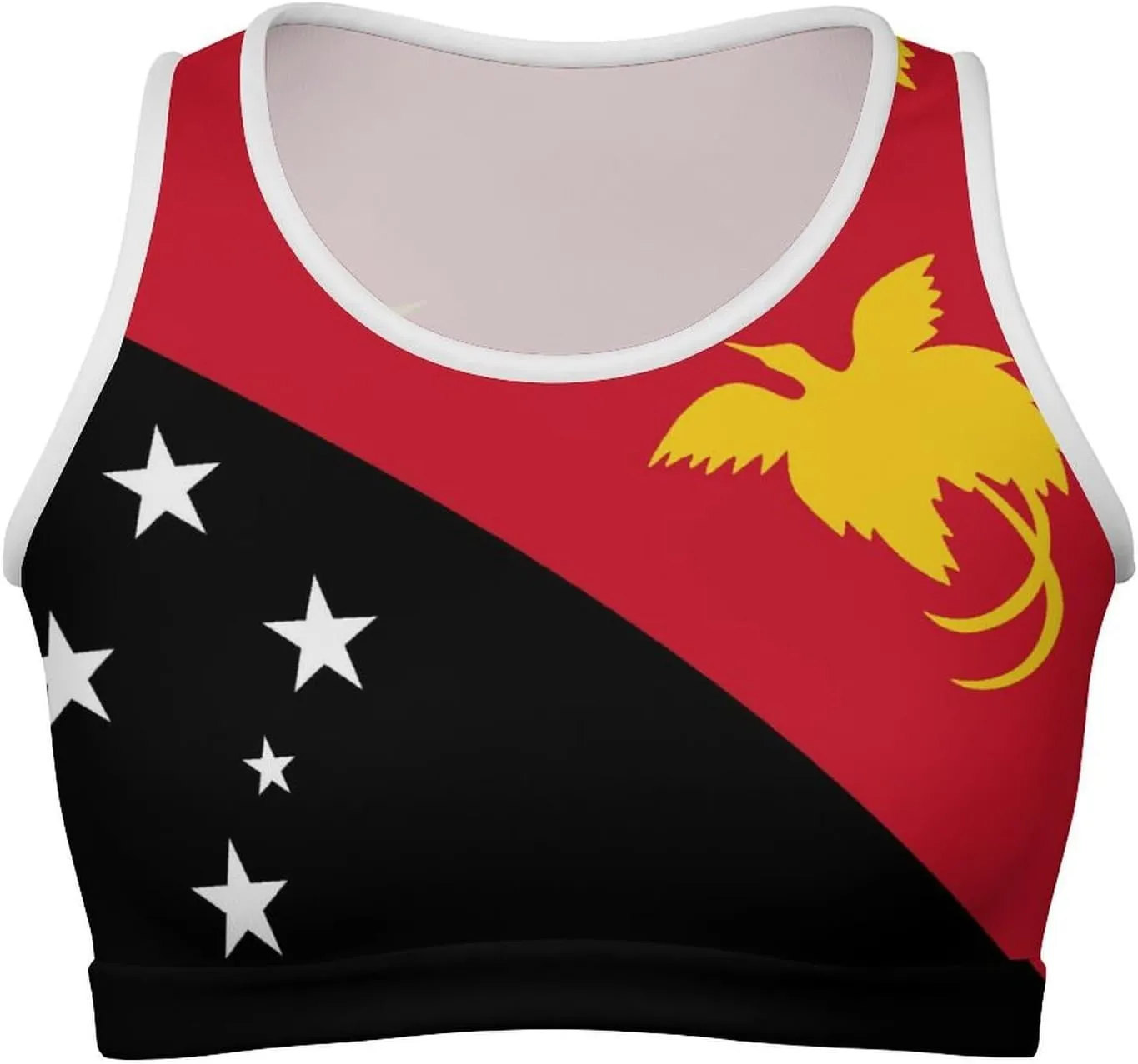 Mexican Flag Basic Crop Tank Tops Sleeveless Soft Crop Top for Women