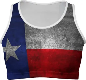 Mexican Flag Basic Crop Tank Tops Sleeveless Soft Crop Top for Women