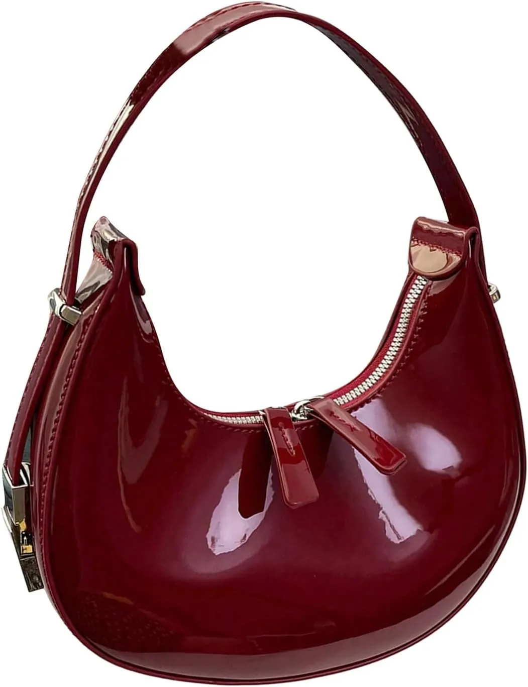 Milumia Women's Pu Leather Hobo Handbags Vintage Top Handle Satchel Small Bags