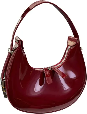 Milumia Women's Pu Leather Hobo Handbags Vintage Top Handle Satchel Small Bags