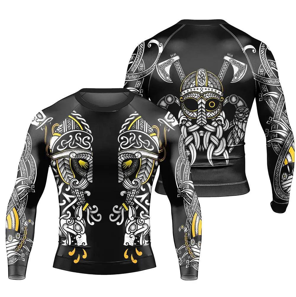 Odin' Eyes Men's Long Sleeve Rash Guard