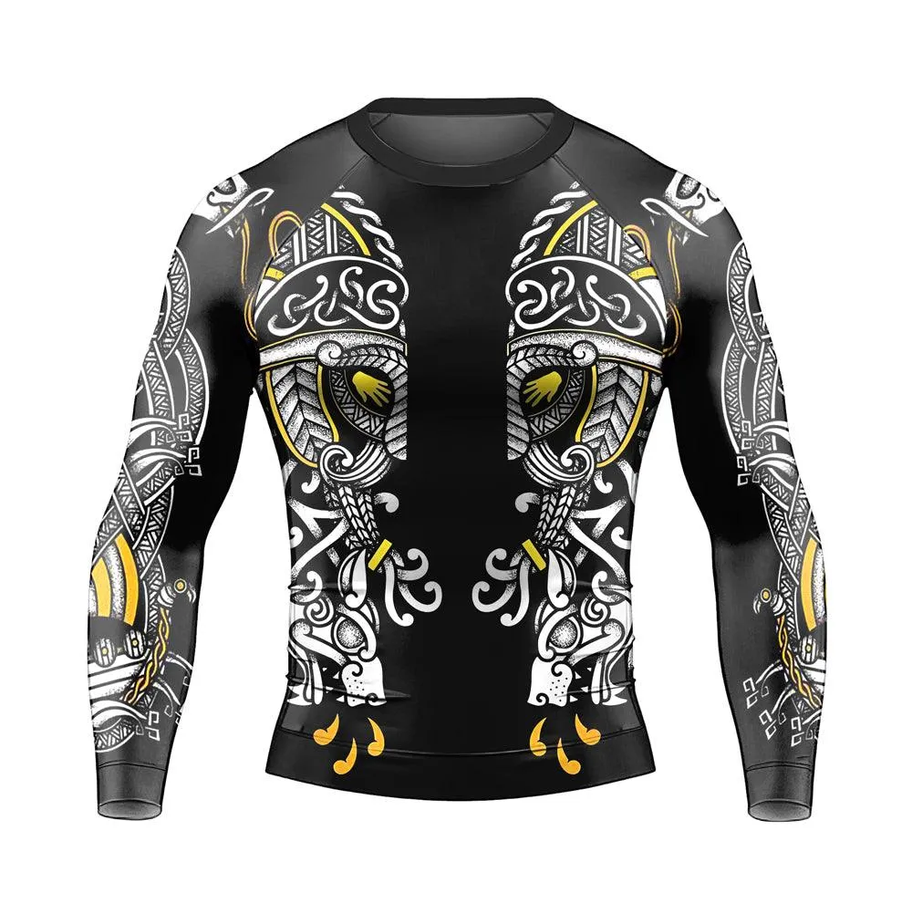 Odin' Eyes Men's Long Sleeve Rash Guard