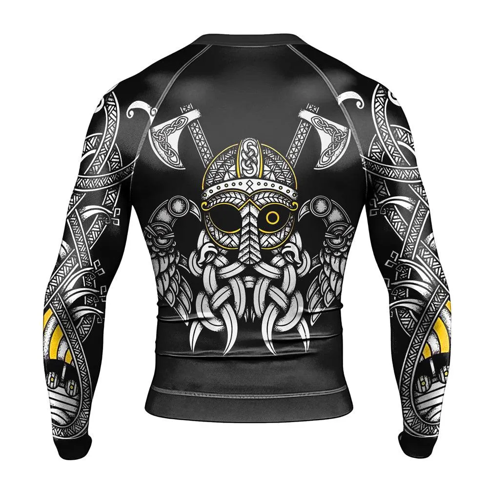 Odin' Eyes Men's Long Sleeve Rash Guard