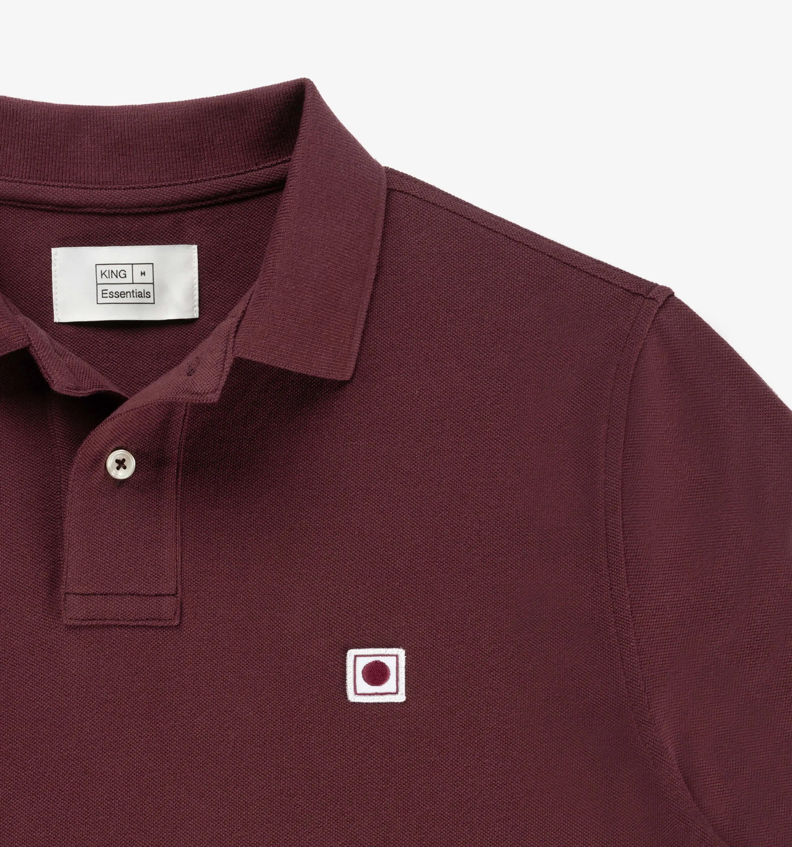 Pique Polo Burgundy