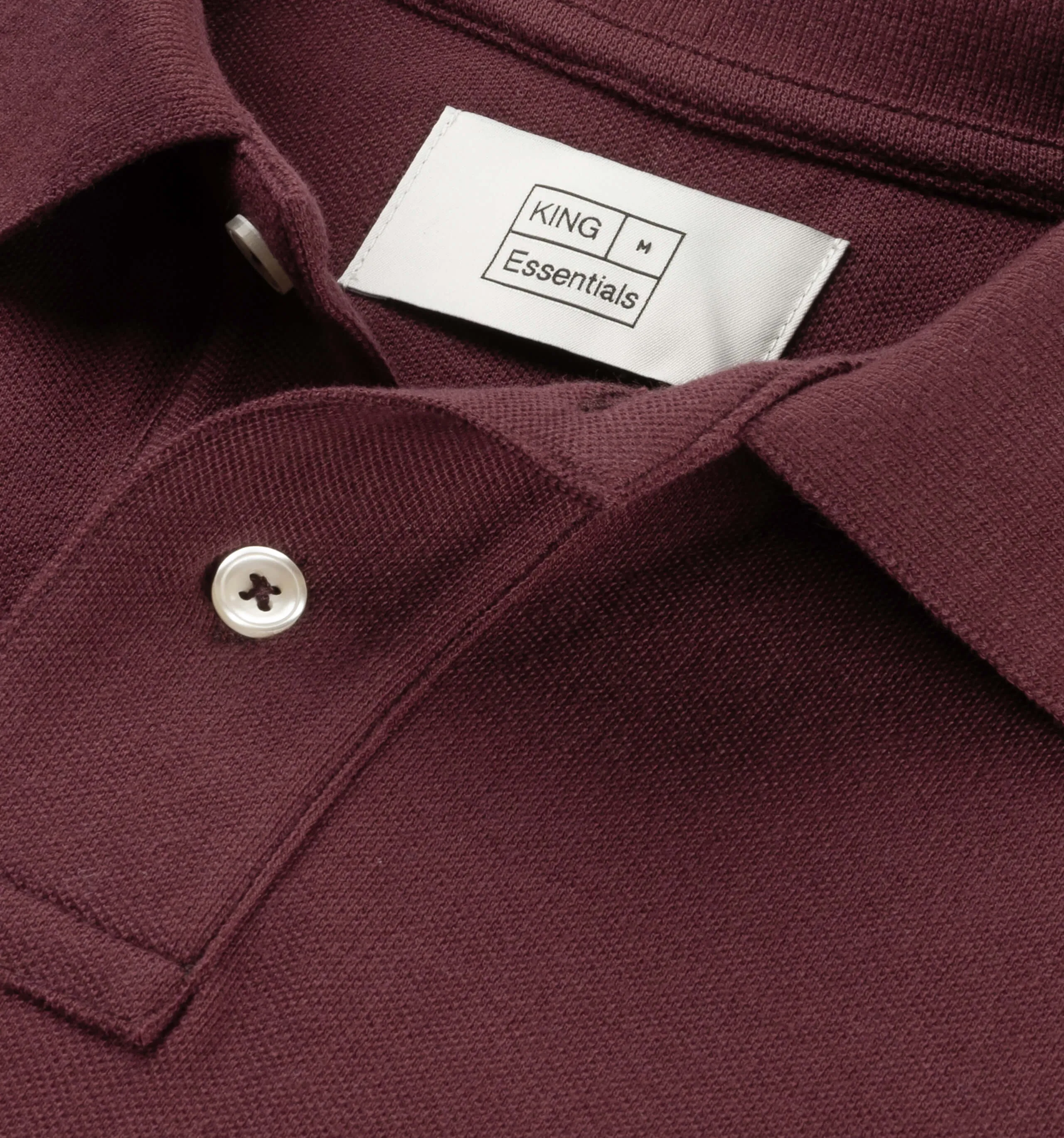 Pique Polo Burgundy