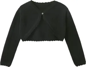 pureborn Toddler Girls' Long Sleeve Bolero Cardigan Bolero Shrug Cover Up