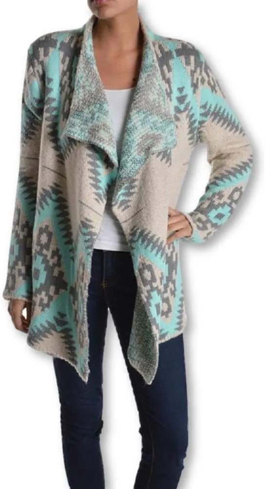 RENEEC. Women's Open Front Long Sleeve Warm Knit Chunky Winter Outwear Cardigan Sweater