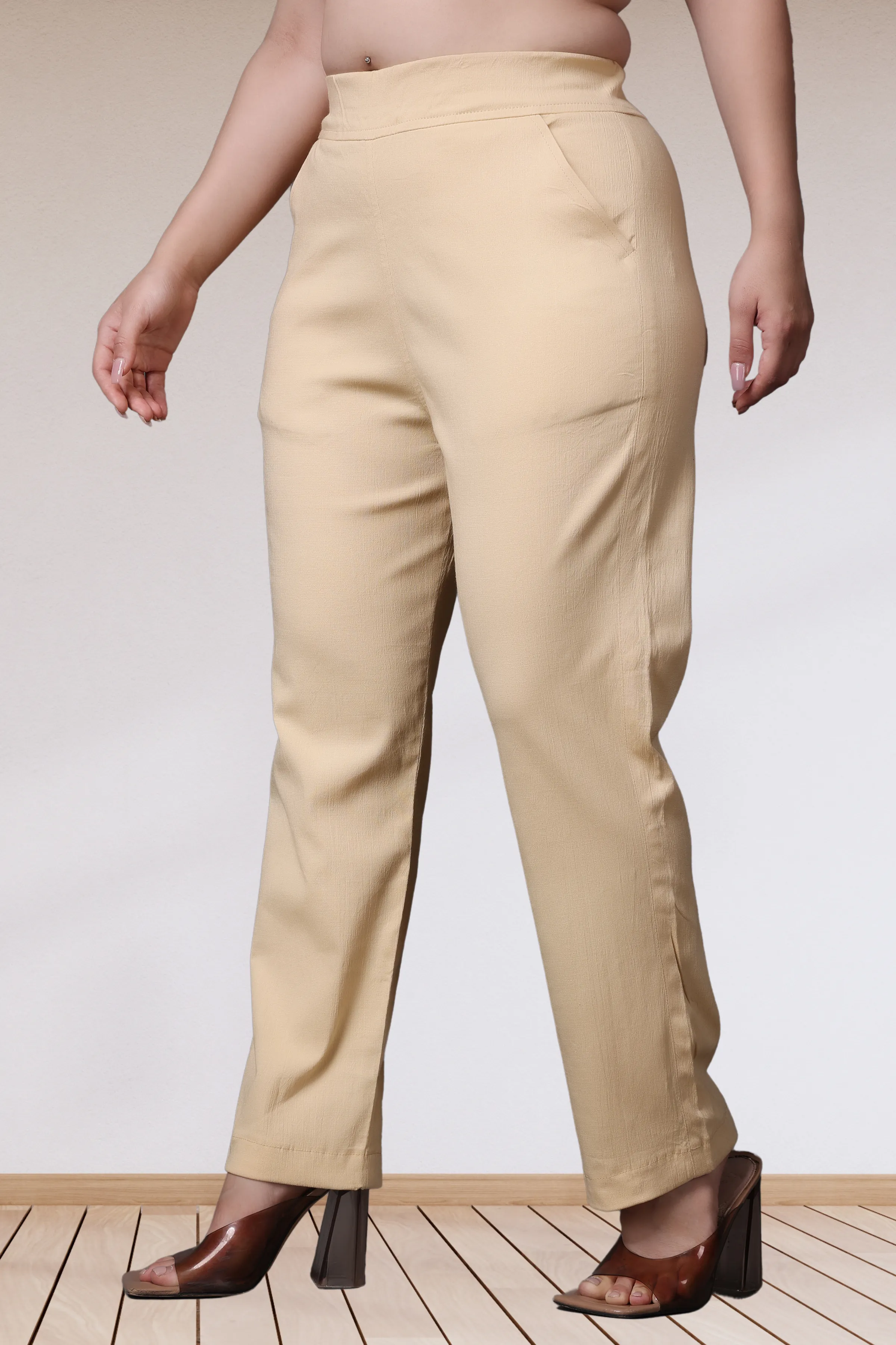 Skin Lycra Slub Pants