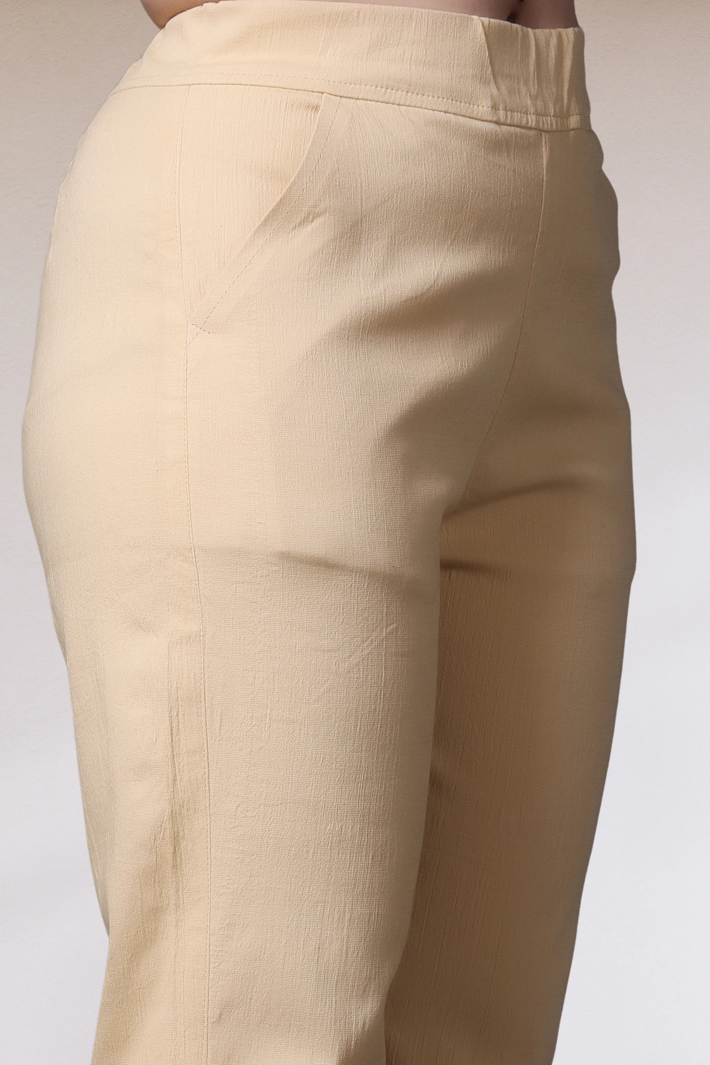 Skin Lycra Slub Pants