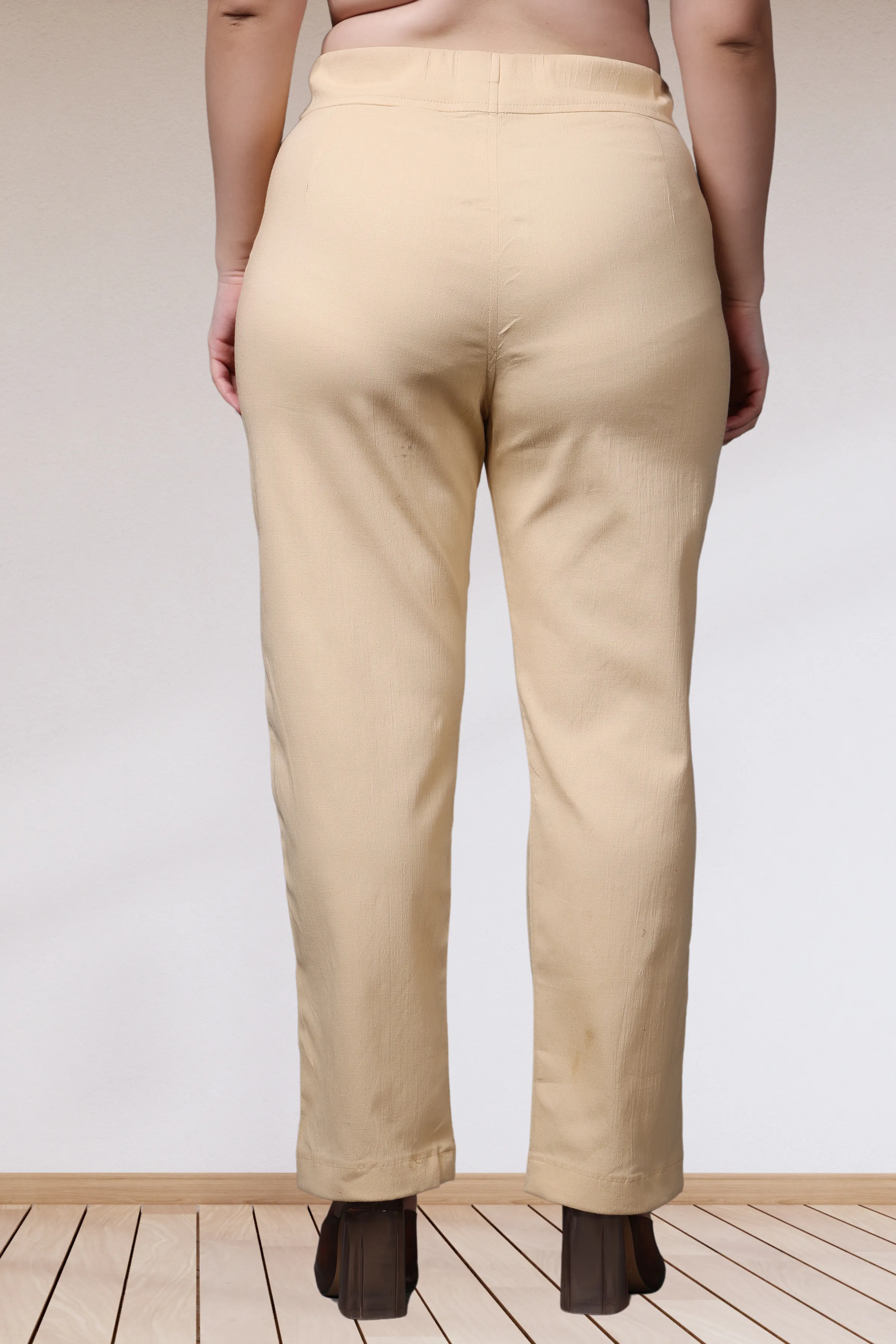Skin Lycra Slub Pants
