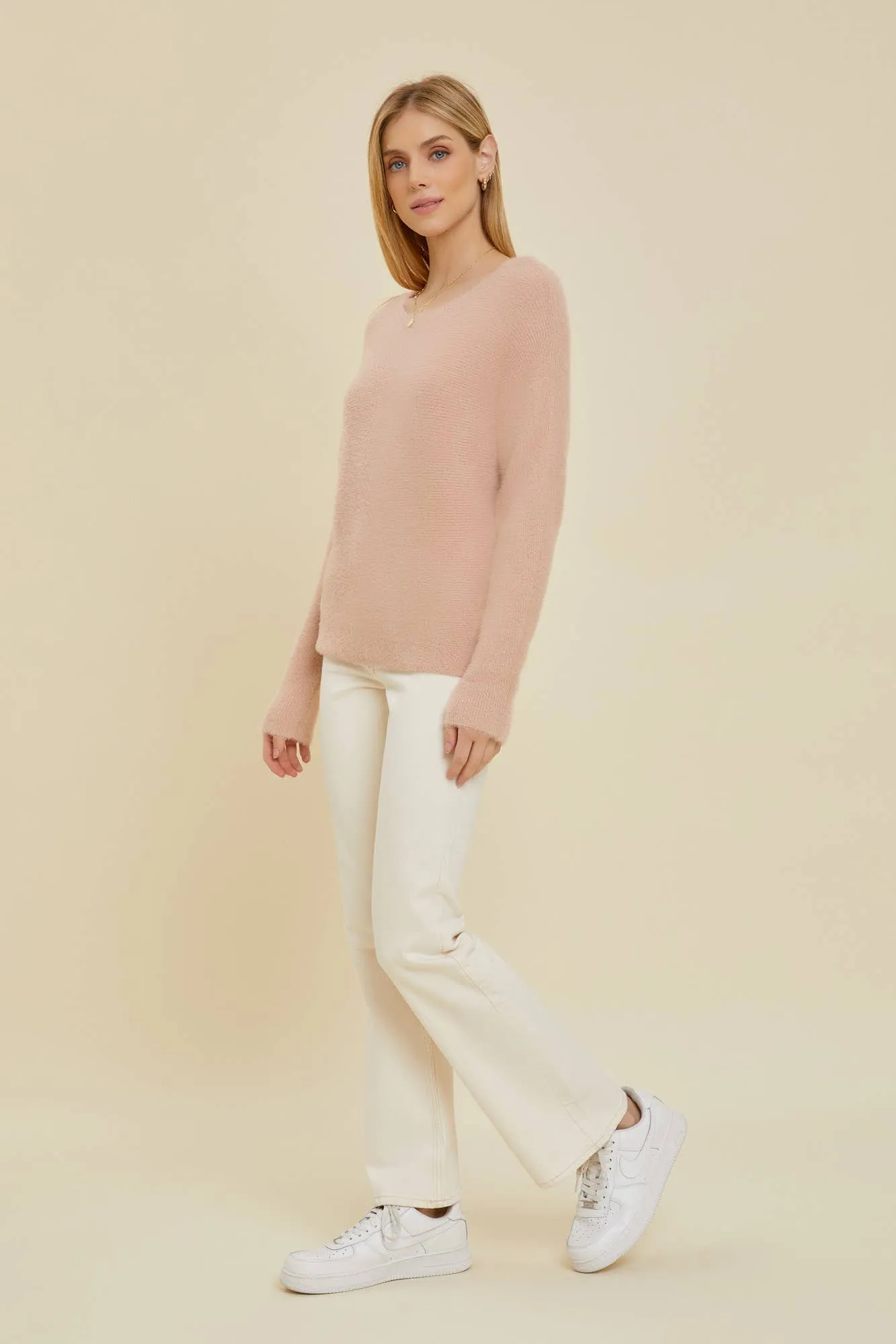 Snowy Hearts Sweater