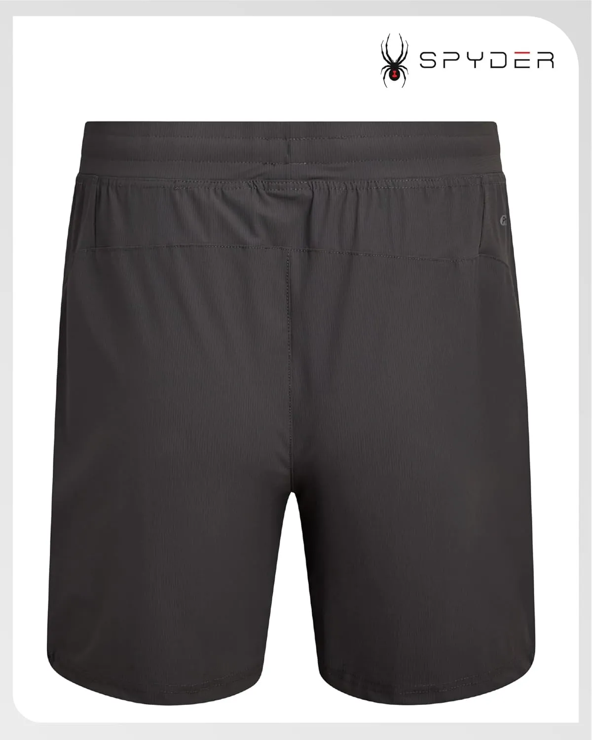 Spyder Men's Gym Shorts - Nylon Stretch 7'' Knit Active Workout Shorts with Zipper Pockets for Running, Hiking (Sizes: S-XL)