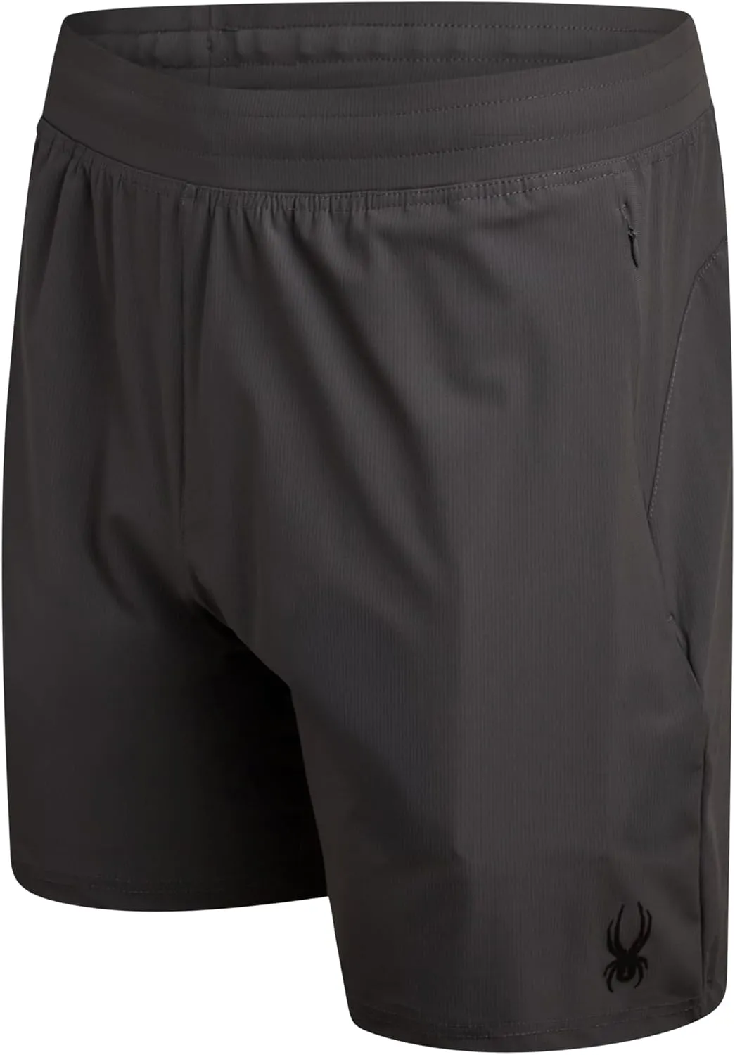 Spyder Men's Gym Shorts - Nylon Stretch 7'' Knit Active Workout Shorts with Zipper Pockets for Running, Hiking (Sizes: S-XL)
